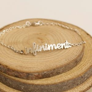 bracelet prénom personnalisé en argent pour femme