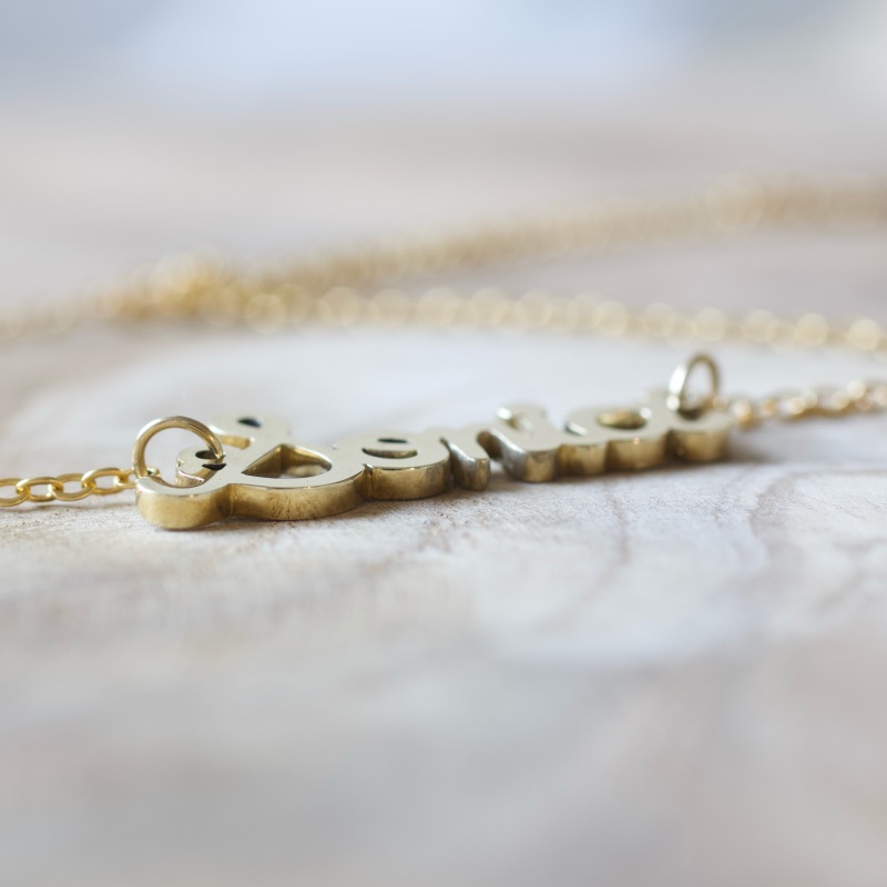 Collier prénom or 750 – Image 4