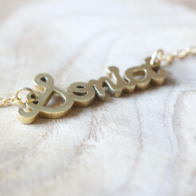 Collier prénom or 750 – Image 3