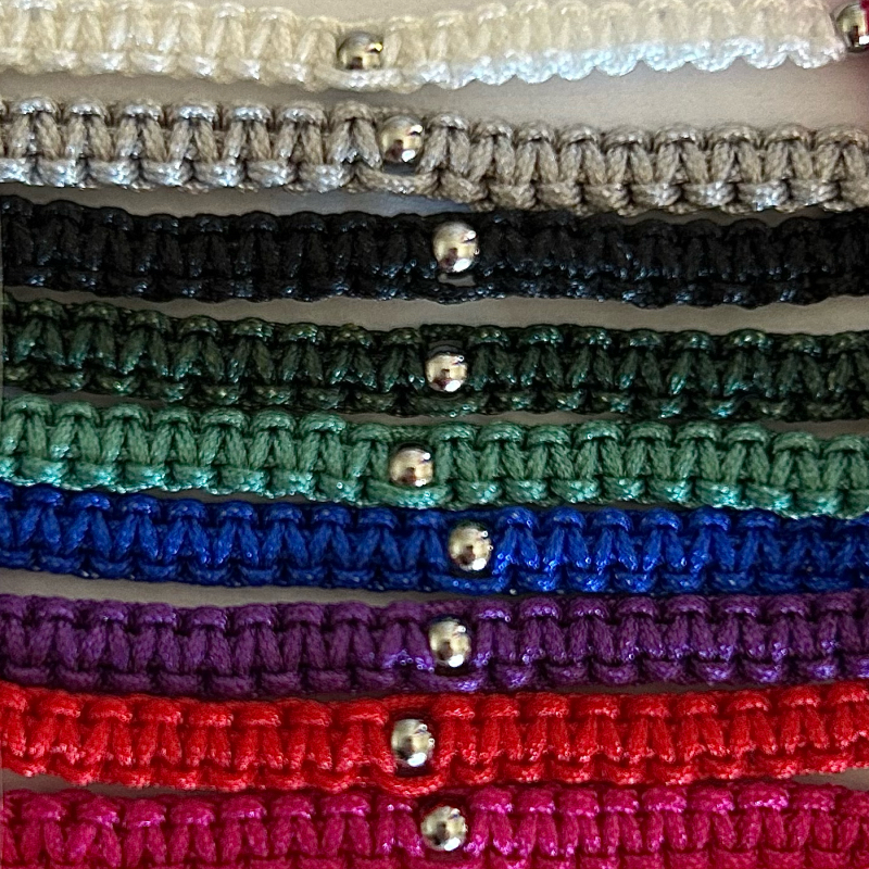 Bracelet personnalisé macramé argent (Leezie X G-Créaline) – Image 4