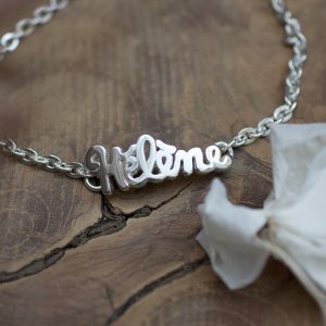 bracelet avec prénom pour femme en argent