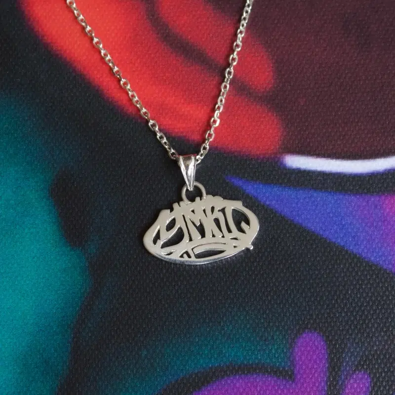 pendentif personnalisé streetwear argent