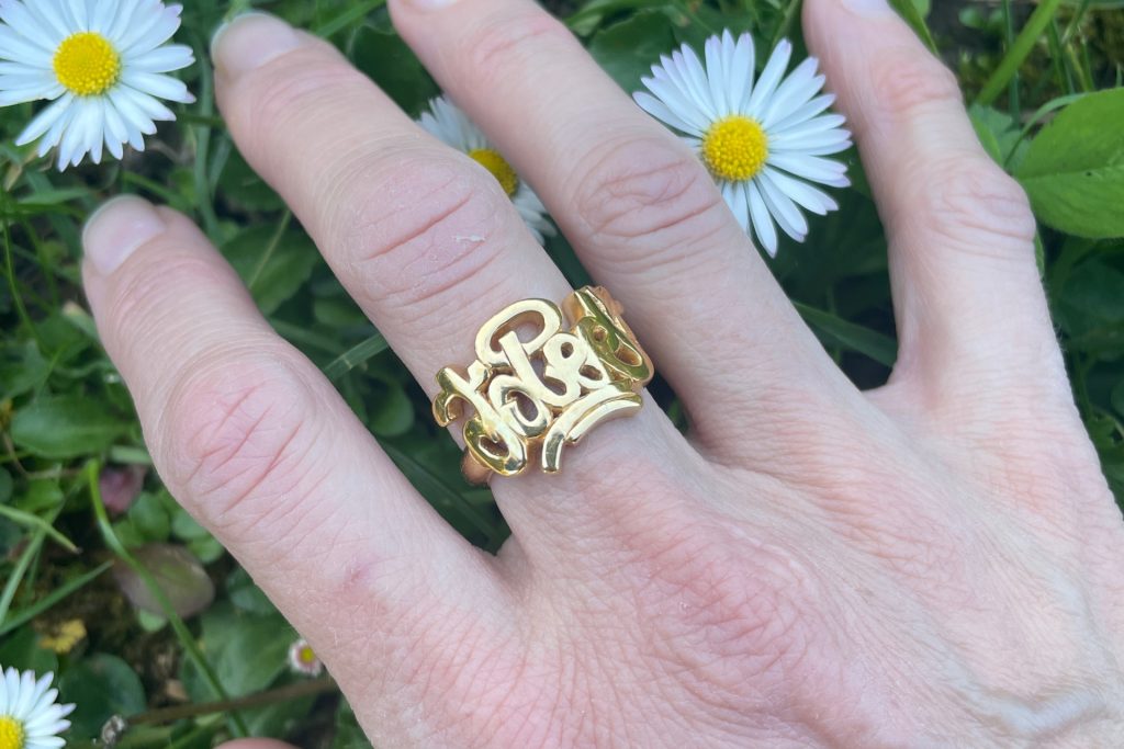 bijou personnalisé en vermeil